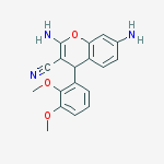 2,7-diamino-4-(2,3-dimethoxyphenyl)-4h-chromene-3-carbonitrile