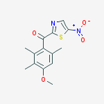 Methanone, (4-methoxy-2,3,6-trimethylphenyl)(5-nitro-2-thiazolyl)-