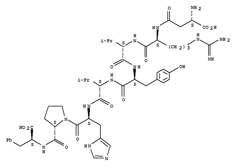 angiotensin II, Asp(1)-Val(5)-