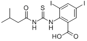 3,5-DIIODO-2-[[[(3-METHYL-1-OXOBUTYL)AMINO]THIOXOMETHYL]AMINO]-BENZOIC ACID