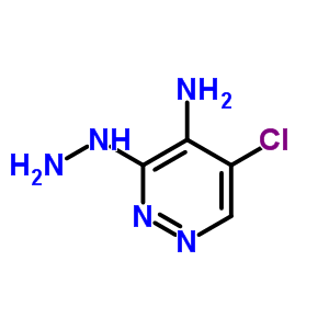 5-chloro-3-hydrazinylpyridazin-4-amine
