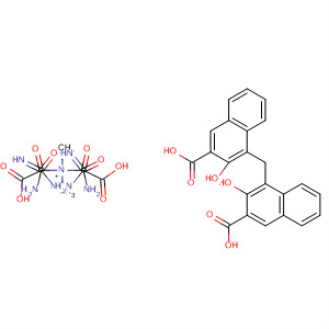 2-Naphthalenecarboxylic acid, 4,4'-methylenebis[3-hydroxy-, compd.with N,N-dimethylimidodicarbonimidic diamide (1:1)