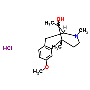 (2S,6R)-8-methoxy-3,6,11-trimethyl-1,2,3,4,5,6-hexahydro-2,6-methano-3-benzazocin-11-ol hydrochloride (1:1)