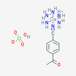 4-acetylbenzonitrile;azanide;cobalt(3+);perchloric Acid