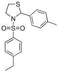 3-[(4-Ethylphenyl)sulfonyl]-2-(4-methylphenyl)-1,3-thiazolidine