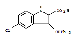 5-chloro-3-(diphenylmethyl)-1H-indole-2-carboxylic acid