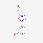 [5-(3-fluorophenyl)-1,3,4-oxadiazol-2-yl]methanol