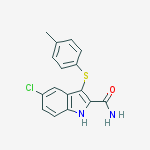 1H-Indole-2-carboxamide, 5-chloro-3-[(4-methylphenyl)thio]-