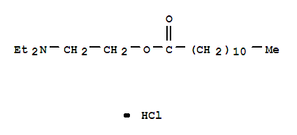 Dodecanoic acid,2-(diethylamino)ethyl ester, hydrochloride (1:1)