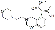 methyl 1,2,3,7-tetrahydro-8-methyl-2-(2-morpholinoethyl)pyrrolo[3.2-f][1,3]benzoxazine-9-carboxylate