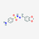 4-AMINO-N'-(1,3-BENZODIOXOL-5-YLMETHYLENE)BENZENESULFONOHYDRAZIDE