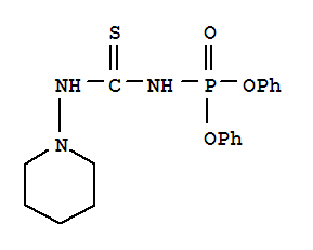 diphenyl (piperidin-1-ylcarbamothioyl)phosphoramidate