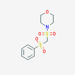 Morpholine, 4-[[(phenylsulfonyl)methyl]sulfonyl]-