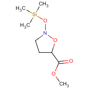 5-Isoxazolidinecarboxylic acid, 2-[(trimethylsilyl)oxy]-, methyl ester