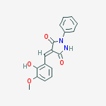 (4e)-4-[(2-hydroxy-3-methoxyphenyl)methylidene]-1-phenylpyrazolidine-3,5-dione