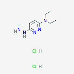 N,N-diethyl-6-hydrazinopyridazin-3-amine dihydrochloride