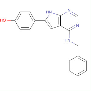 Phenol, 4-[4-[(phenylmethyl)amino]-1H-pyrrolo[2,3-d]pyrimidin-6-yl]-
