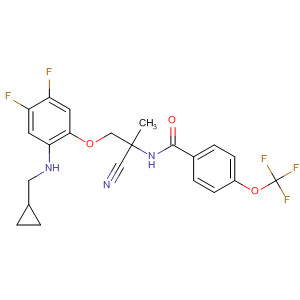 Benzamide,N-[1-cyano-2-[2-(cyclopropylmethylamino)-4,5-difluorophenoxy]-1-methylethyl]-4-(trifluoromethoxy)-