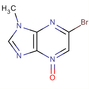 1H-Imidazo[4,5-b]pyrazine, 6-bromo-1-methyl-, 4-oxide