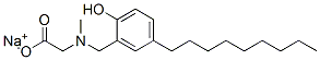 sodium N-[(2-hydroxy-5-nonylphenyl)methyl]-N-methylaminoacetate