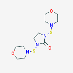 Morpholine, 4,4'-[(2-oxo-1,3-imidazolidinediyl)bis(thio)]bis-