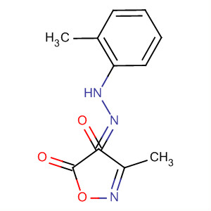 4,5-Isoxazoledione, 3-methyl-, 4-(methylphenylhydrazone)