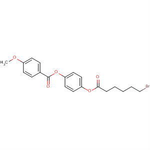Benzoic acid, 4-methoxy-, 4-[(6-bromo-1-oxohexyl)oxy]phenyl ester