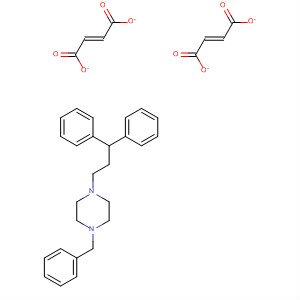 Piperazine, 1-(3,3-diphenylpropyl)-4-(phenylmethyl)-,(2E)-2-butenedioate (1:2)