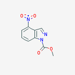 1H-INDAZOLE-1-CARBOXYLIC ACID, 4-NITRO-, METHYL ESTER
