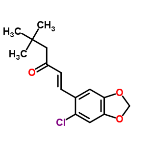 (1E)-1-(6-chloro-1,3-benzodioxol-5-yl)-5,5-dimethylhex-1-en-3-one