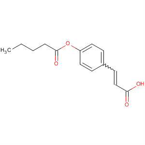 Pentanoic acid, 4-(2-carboxyethenyl)phenyl ester, (E)-
