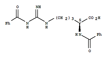 (E)-N~5~-[amino(benzoylamino)methylidene]-N~2~-benzoylornithine