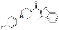 PIPERAZINE,1-(4-FLUOROPHENYL)-4-[(3-METHYL-2-BENZOFURANYL)CARBONYL]-