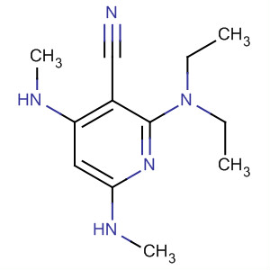 3-Pyridinecarbonitrile, 2-(diethylamino)-4,6-bis(methylamino)-