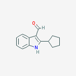1H-INDOLE-3-CARBOXALDEHYDE,2-CYCLOPENTYL-