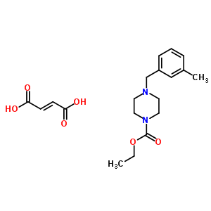 (e)-but-2-enedioic Acid;ethyl 4-[(3-methylphenyl)methyl]piperazine-1-carboxylate