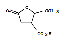 3-furancarboxylic acid, tetrahydro-5-oxo-2-(trichloromethyl)-