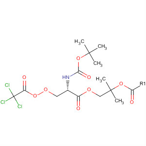 L-Serine, N-[(1,1-dimethylethoxy)carbonyl]-, 1,1-dimethylethyl ester,trichloroacetate (ester)