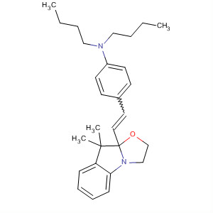 Benzenamine,N,N-dibutyl-4-[2-(2,3-dihydro-9,9-dimethyloxazolo[3,2-a]indol-9a(9H)-yl)ethenyl]-