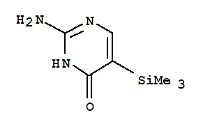 4(3H)-Pyrimidinone, 2-amino-5-(trimethylsilyl)-