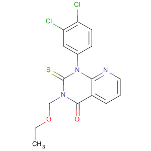 Pyrido[2,3-d]pyrimidin-4(1H)-one,1-(3,4-dichlorophenyl)-3-(ethoxymethyl)-2,3-dihydro-2-thioxo-