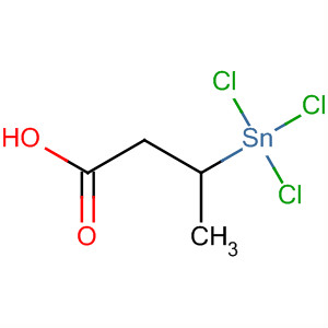 Butanoic acid, 3-(trichlorostannyl)-