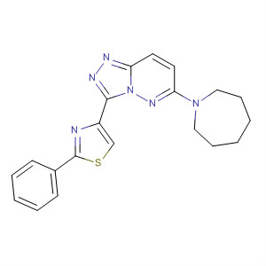 1,2,4-Triazolo[4,3-b]pyridazine,6-(hexahydro-1H-azepin-1-yl)-3-(2-phenyl-4-thiazolyl)-
