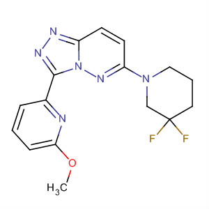 1,2,4-Triazolo[4,3-b]pyridazine,6-(3,3-difluoro-1-piperidinyl)-3-(6-methoxy-2-pyridinyl)-