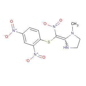 Imidazolidine, 2-[[(2,4-dinitrophenyl)thio]nitromethylene]-1-methyl-