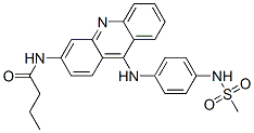 N-[4-[(3-Butyrylamino-9-acridinyl)amino]phenyl]methanesulfonamide