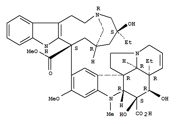 4-O-deacetylvinblastine-3-oic acid