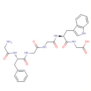 Glycine, N-[N-[N-[N-(N-glycyl-L-phenylalanyl)glycyl]glycyl]-L-tryptophyl]-