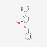 2-(4-Benzyloxy-2-methoxyphenyl)-2-hydroxy-ethylamine