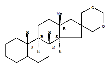 Spiro[16H-cyclopenta[a]phenanthrene-16,5'-[1,3]dioxane],spiro[1,3-dioxane-5,16'-estrane] deriv.